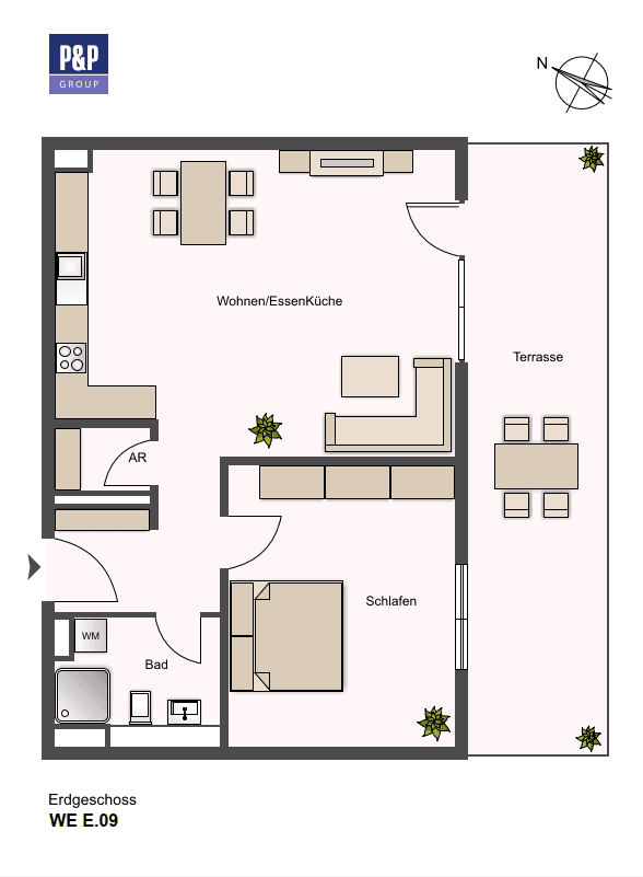 Pronájem bytu 2+1 62 m², Lange Straße 65, Fürth, Bavorsko Pronájem bytu 2+1 62 m², Lange Straße 65, Fürth, Bavorsko