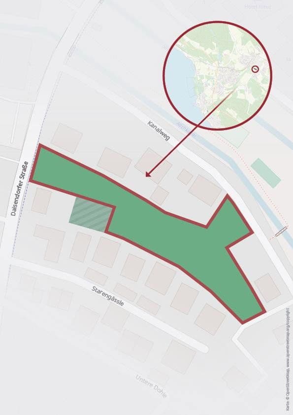 Prodej pozemku 518 m², Daisendorfer Straße 3, Uhldingen-Mühlhofen, Bádensko-Württembersko Prodej pozemku 518 m², Daisendorfer Straße 3, Uhldingen-Mühlhofen, Bádensko-Württembersko