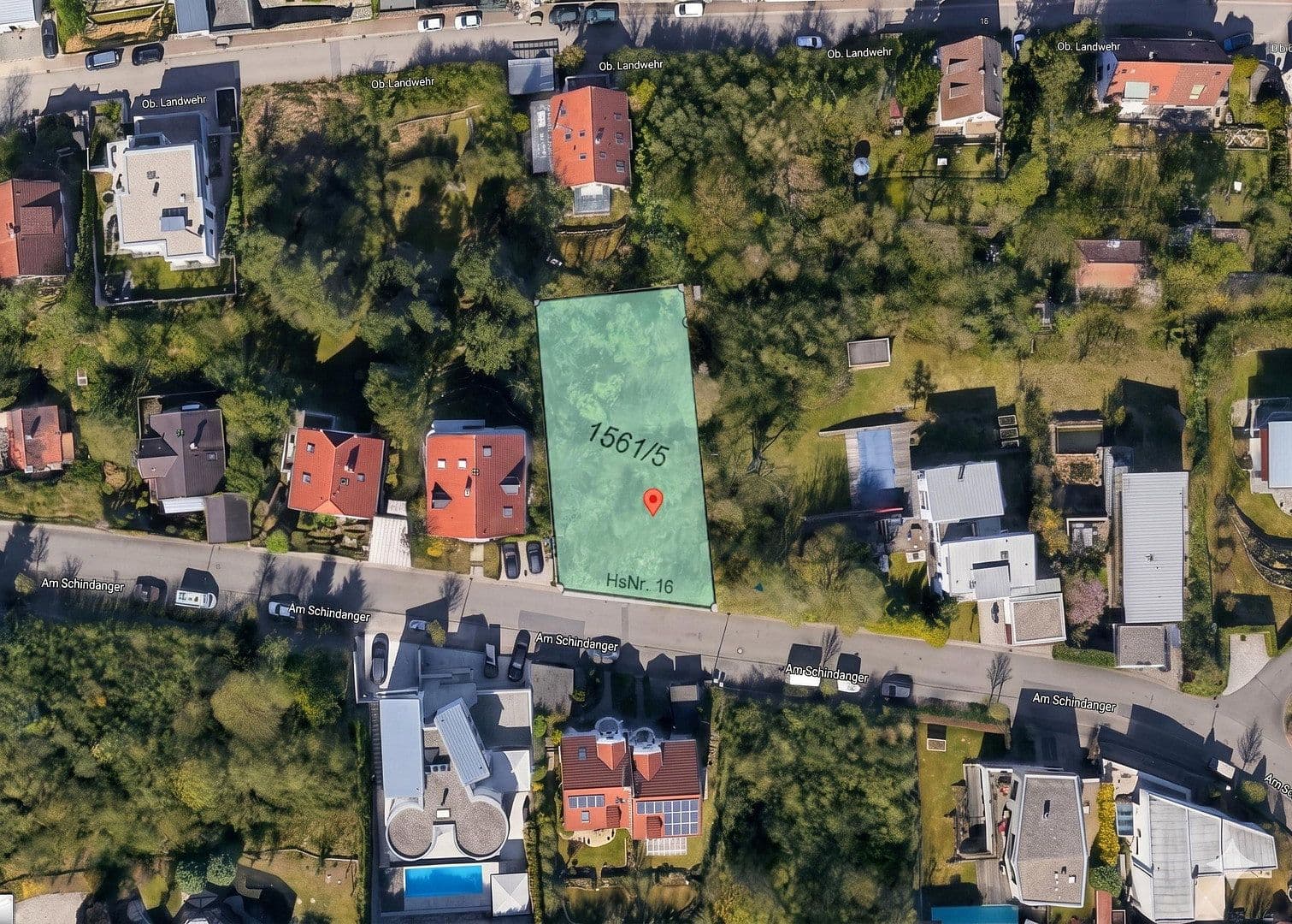 Prodej pozemku 783 m², Am Schindanger 16, Höchberg, Bavorsko Prodej pozemku 783 m², Am Schindanger 16, Höchberg, Bavorsko