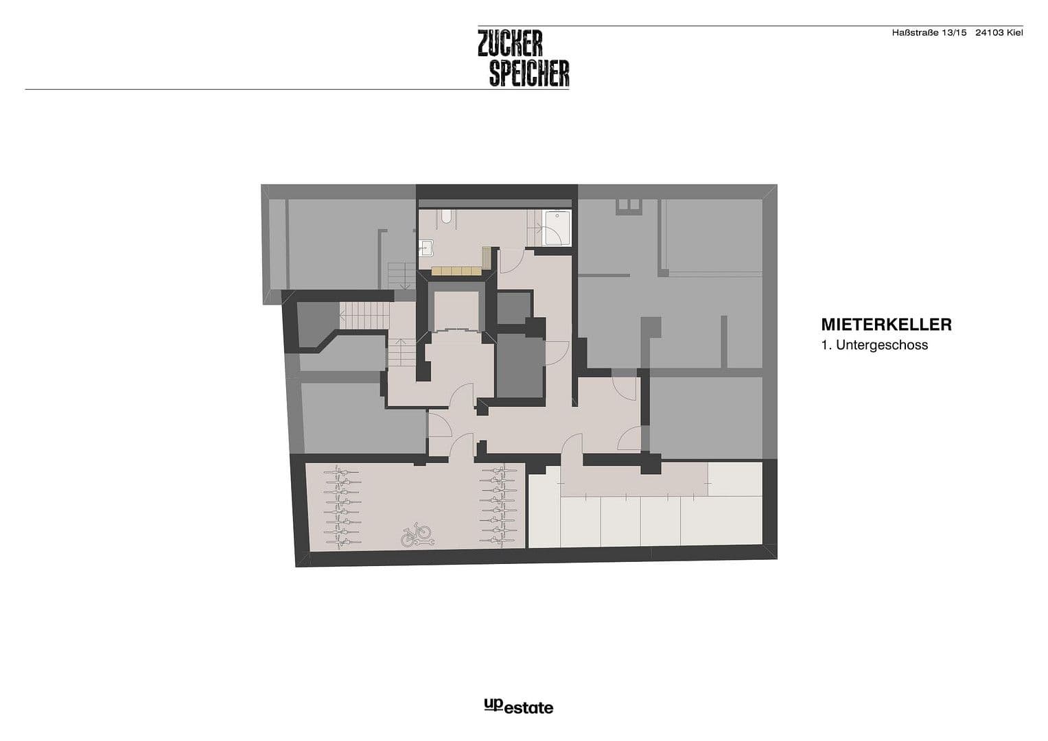 Pronájem kanceláře 250 m², Haßstraße 13/15, Kiel, Šlesvicko-Holštýnsko Pronájem kanceláře 250 m², Haßstraße 13/15, Kiel, Šlesvicko-Holštýnsko