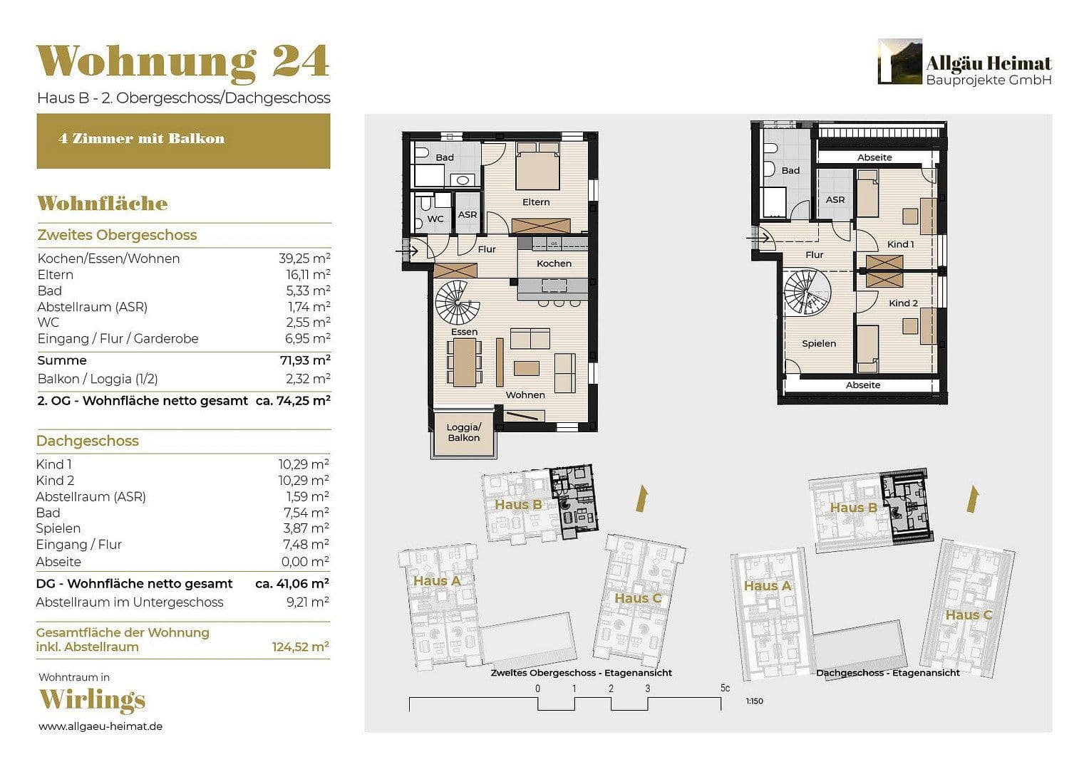 Prodej bytu 4+1 116 m², Buchenberger Straße 19b, Buchenberg, Bavorsko Prodej bytu 4+1 116 m², Buchenberger Straße 19b, Buchenberg, Bavorsko