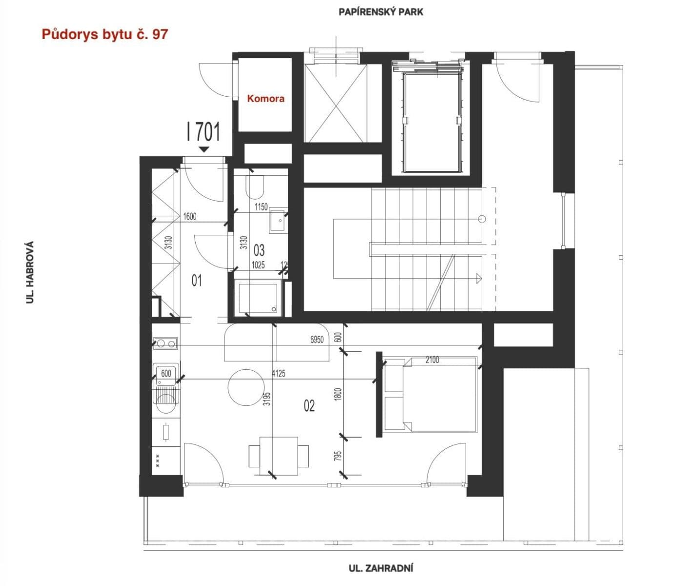 Pronájem bytu 1+kk 35 m², Zahradní, Plzeň, Plzeňský kraj Pronájem bytu 1+kk 35 m², Zahradní, Plzeň, Plzeňský kraj