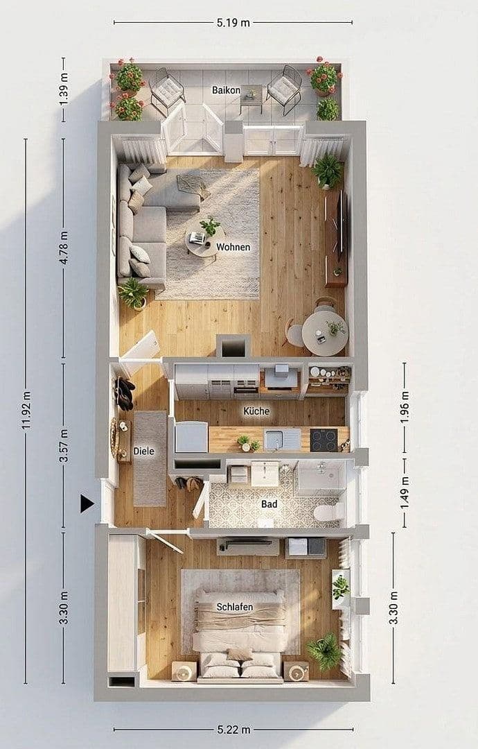 Prodej bytu 2+1 63 m², Düsseldorf, Severní Porýní-Vestfálsko Prodej bytu 2+1 63 m², Düsseldorf, Severní Porýní-Vestfálsko