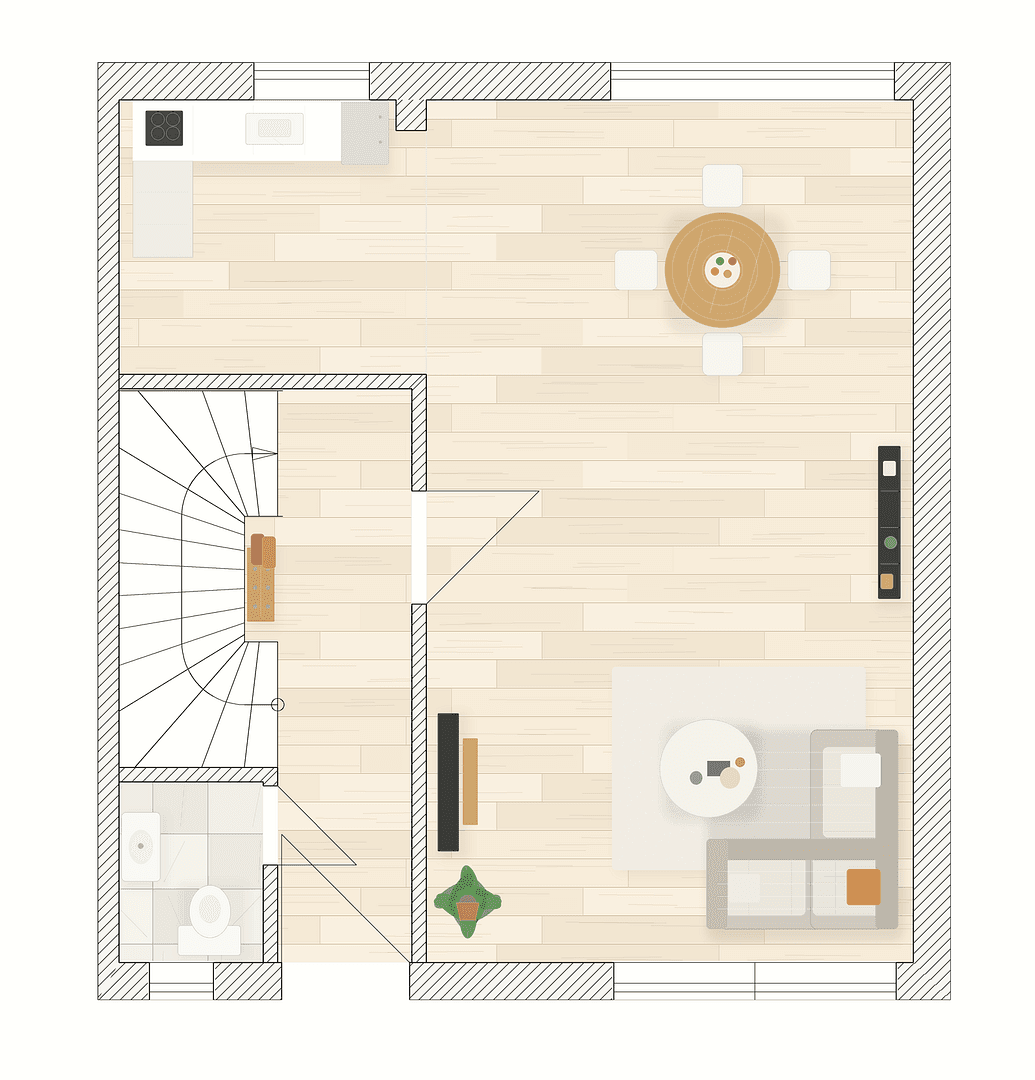 Prodej domu 82 m², pozemek 208 m², Wesel, Severní Porýní-Vestfálsko Prodej domu 82 m², pozemek 208 m², Wesel, Severní Porýní-Vestfálsko