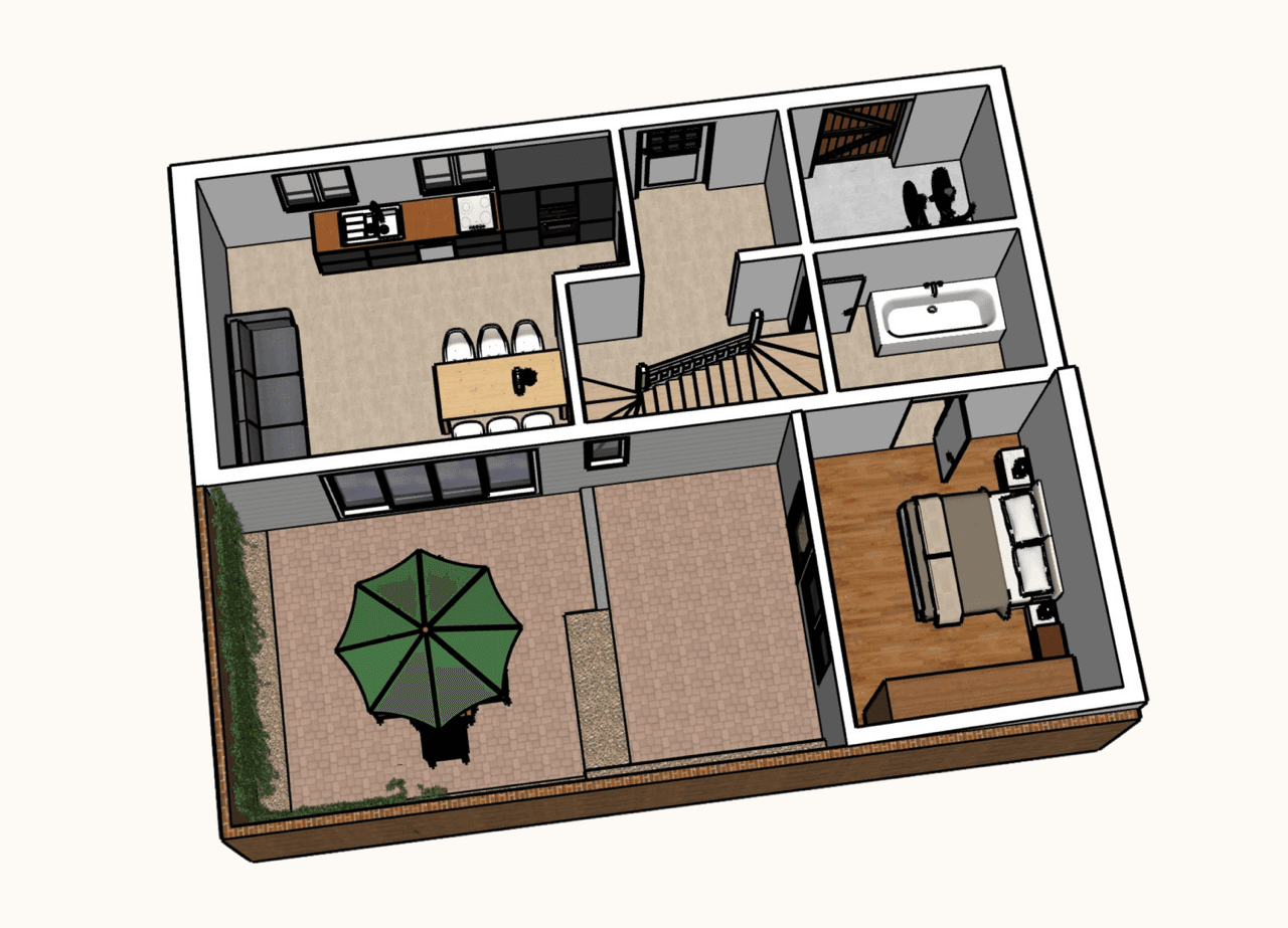 Prodej domu 104 m², pozemek 125 m², Kreuzstr. 10, Gransee, Braniborsko Prodej domu 104 m², pozemek 125 m², Kreuzstr. 10, Gransee, Braniborsko