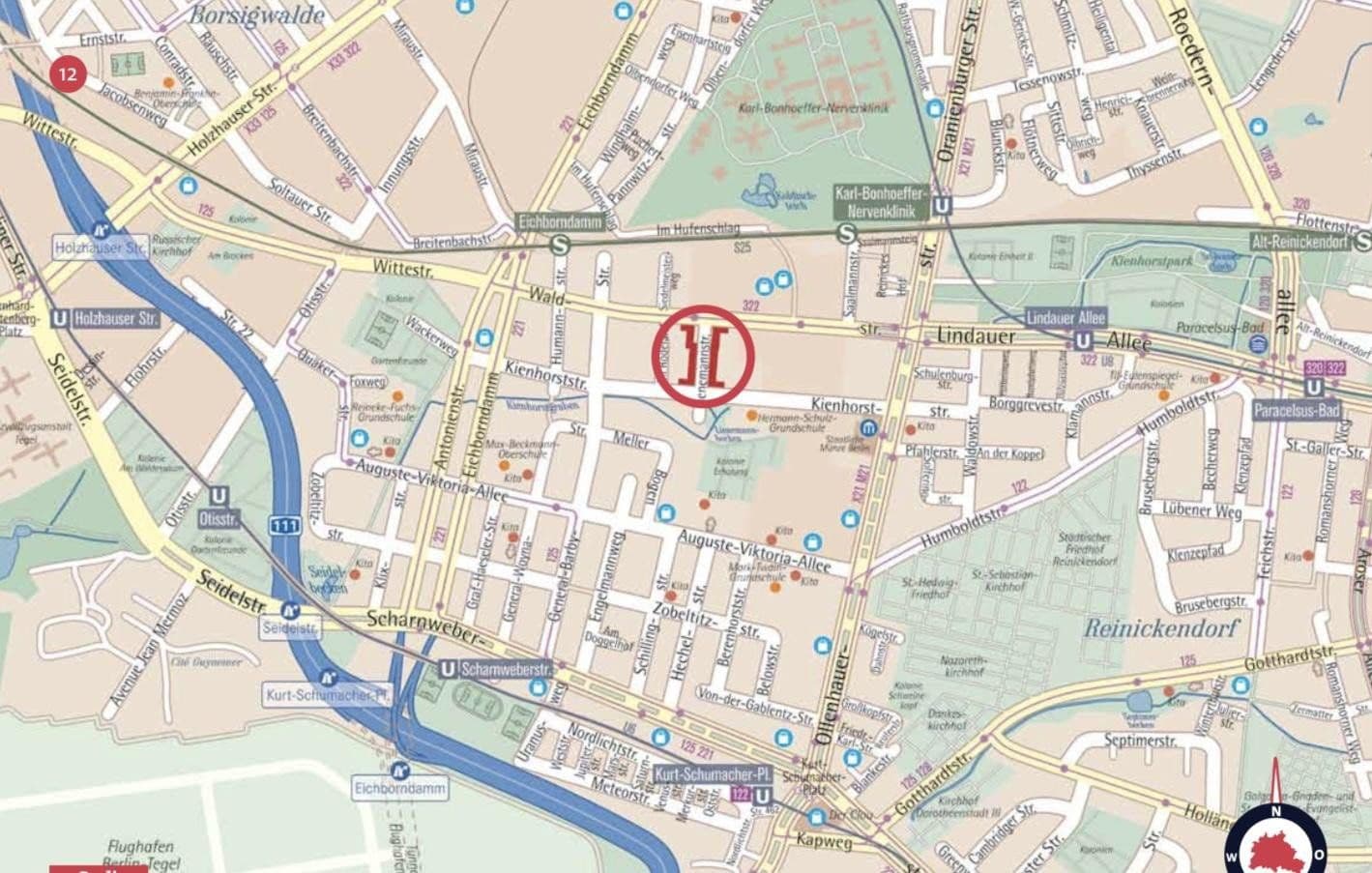 Prodej bytu 2+1 46 m², Lienemannstraße, Berlin, Berlín Prodej bytu 2+1 46 m², Lienemannstraße, Berlin, Berlín