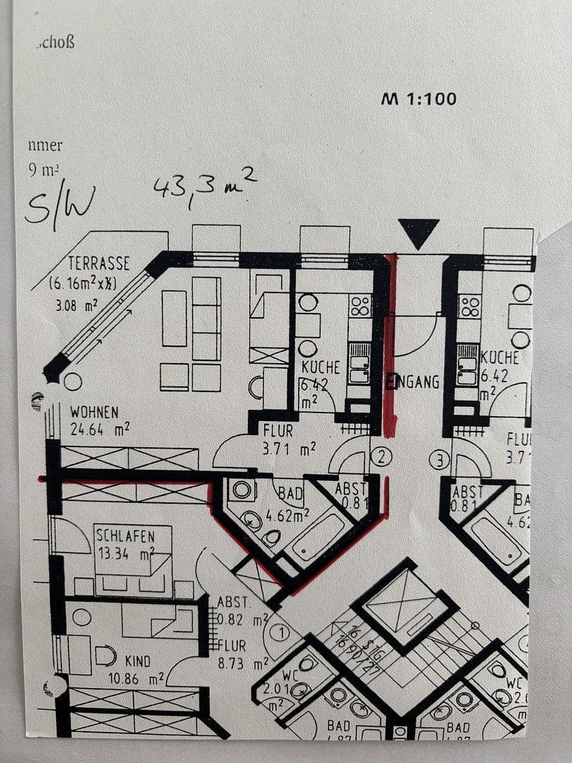 Prodej bytu 1+kk 43 m², Augsburg, Bavorsko Prodej bytu 1+kk 43 m², Augsburg, Bavorsko