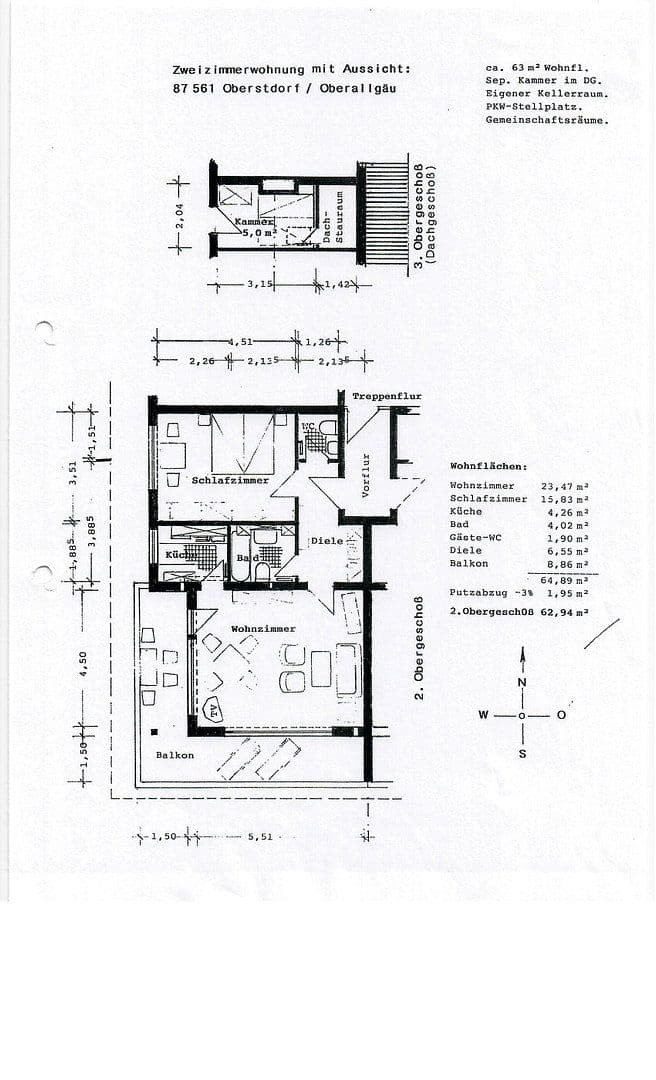 Prodej bytu 2+1 63 m², Oberstdorf, Bavorsko Prodej bytu 2+1 63 m², Oberstdorf, Bavorsko