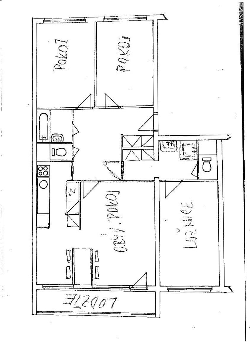 Pronájem bytu 4+1 104 m², Anderleho, Praha, Praha Pronájem bytu 4+1 104 m², Anderleho, Praha, Praha