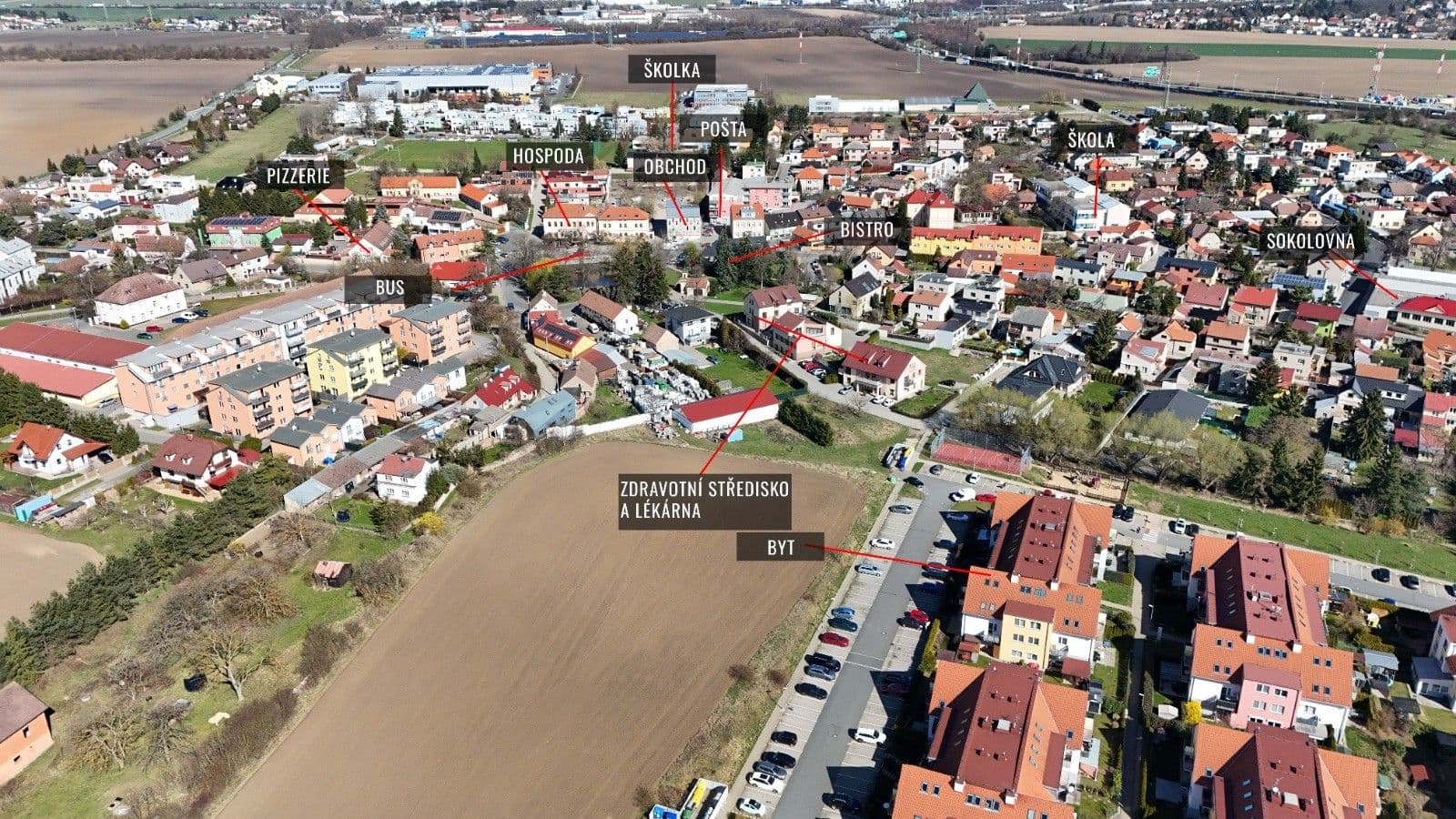 Prodej bytu 3+kk 90 m², U potoka, Jinočany, Středočeský kraj Prodej bytu 3+kk 90 m², U potoka, Jinočany, Středočeský kraj