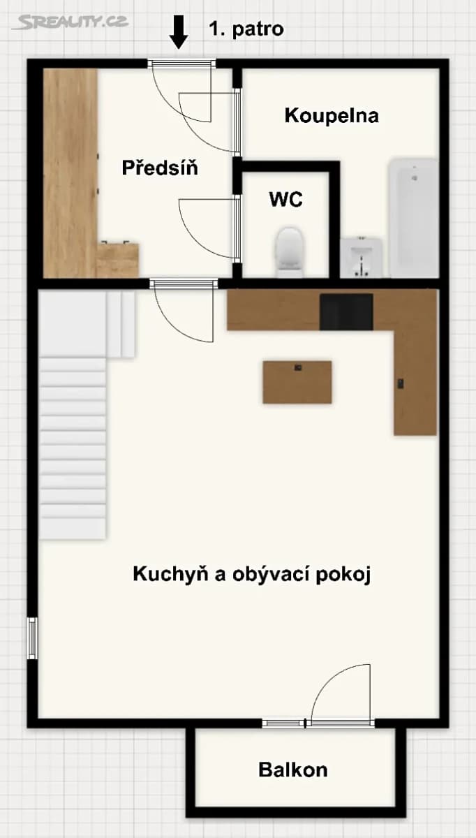 Prodej bytu 3+kk 90 m², U potoka, Jinočany, Středočeský kraj Prodej bytu 3+kk 90 m², U potoka, Jinočany, Středočeský kraj