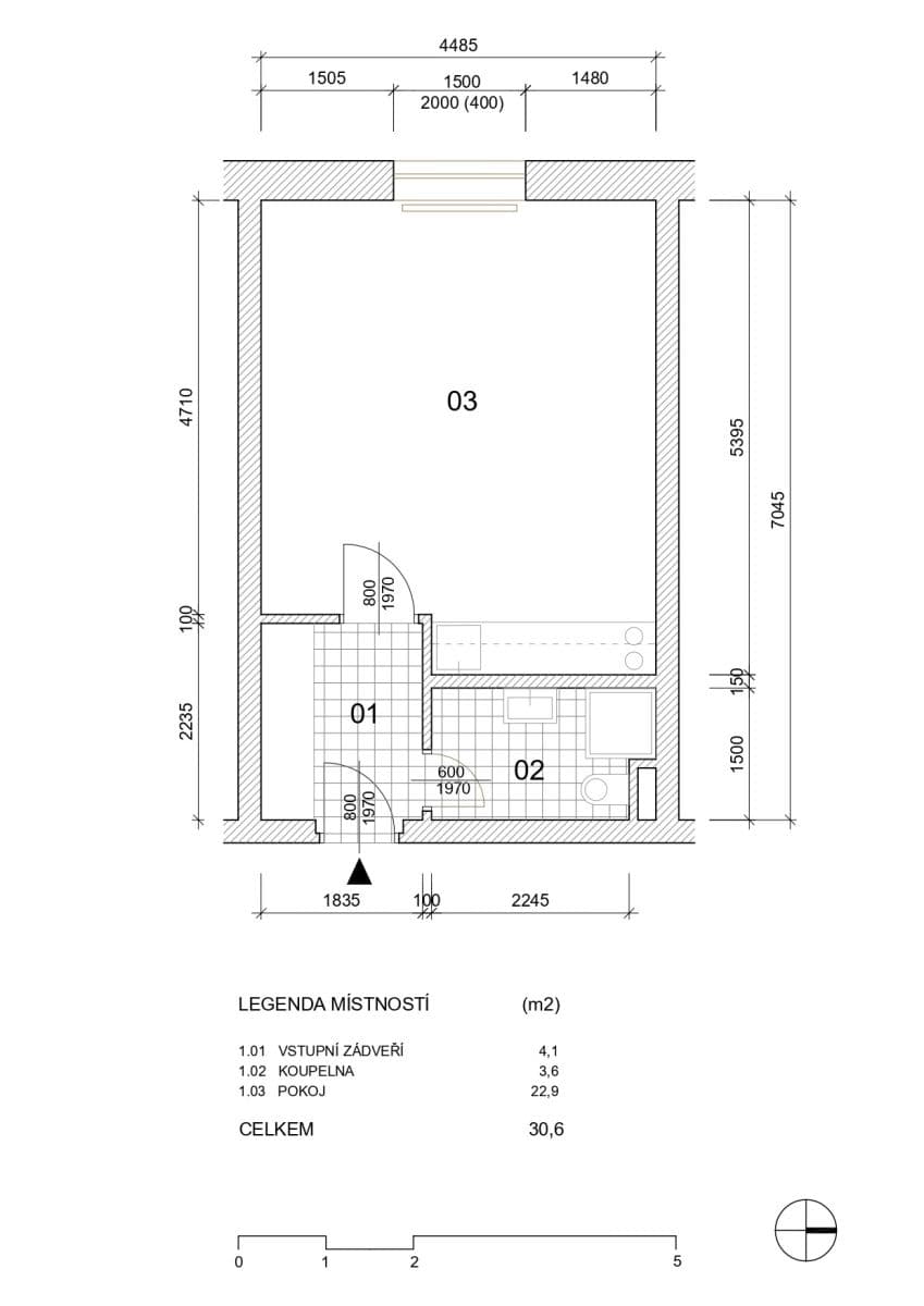 Pronájem bytu 1+kk 31 m², Jaroslava Foglara, Praha, Praha Pronájem bytu 1+kk 31 m², Jaroslava Foglara, Praha, Praha