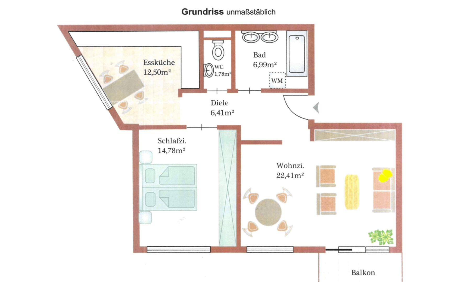 Pronájem bytu 2+1 66 m², Calmbacher Straße 2, Böblingen, Bádensko-Württembersko Pronájem bytu 2+1 66 m², Calmbacher Straße 2, Böblingen, Bádensko-Württembersko
