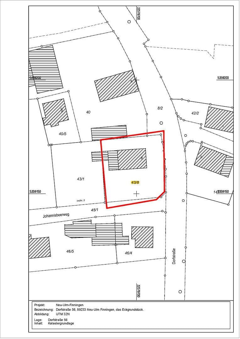 Prodej domu 120 m², pozemek 743 m², Dorfstr.56, Neu-Ulm, Bavorsko Prodej domu 120 m², pozemek 743 m², Dorfstr.56, Neu-Ulm, Bavorsko