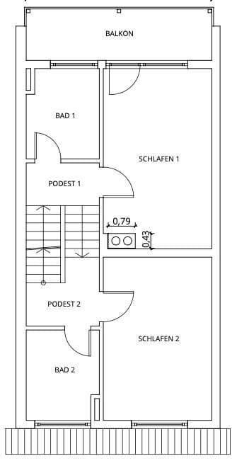 Prodej domu 135 m², pozemek 311 m², Ludwigstr. 84b, Jockgrim, Porýní-Falc Prodej domu 135 m², pozemek 311 m², Ludwigstr. 84b, Jockgrim, Porýní-Falc