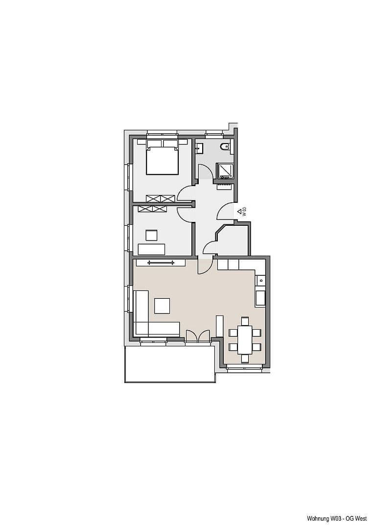 Pronájem bytu 3+1 78 m², Schloßstraße 11, Aham, Bavorsko Pronájem bytu 3+1 78 m², Schloßstraße 11, Aham, Bavorsko