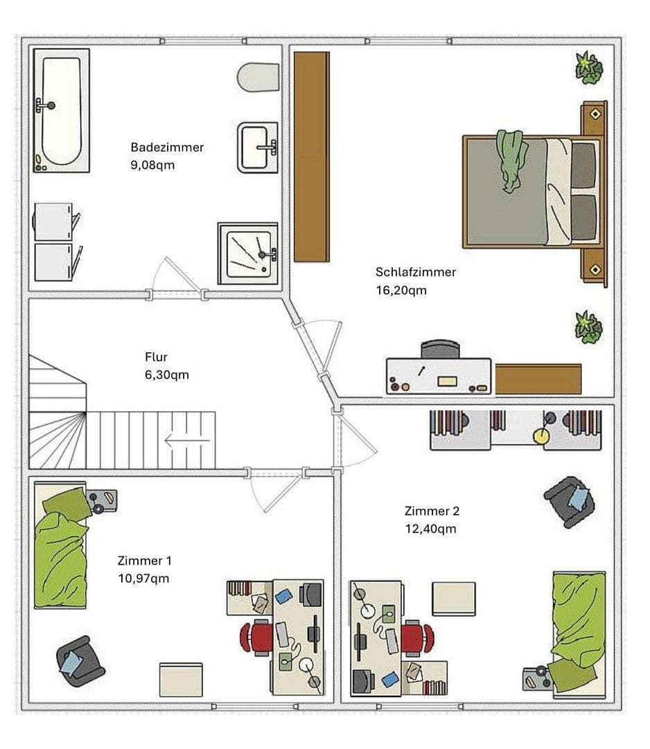 Prodej domu 140 m², pozemek 306 m², Achim, Dolní Sasko Prodej domu 140 m², pozemek 306 m², Achim, Dolní Sasko