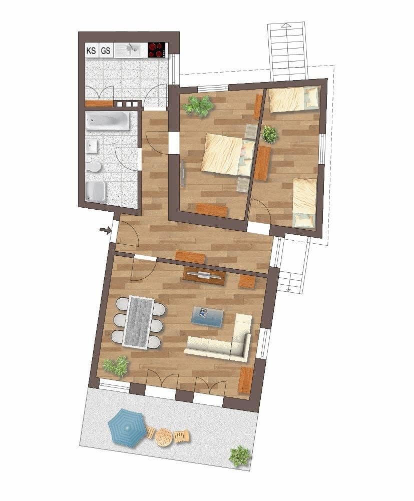 Prodej bytu 3+1 88 m², Poststraße 4, Göhren, Mecklenburg-Vorpommern Prodej bytu 3+1 88 m², Poststraße 4, Göhren, Mecklenburg-Vorpommern