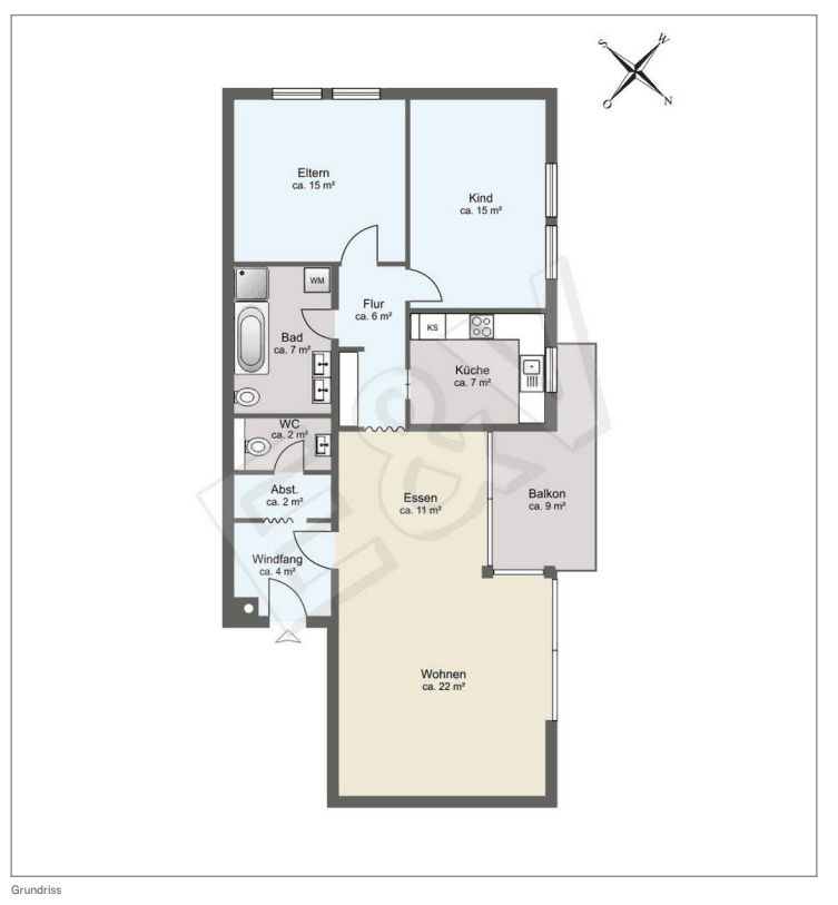 Prodej bytu 3+1 98 m², Ziegelofenweg 3, Speyer, Porýní-Falc Prodej bytu 3+1 98 m², Ziegelofenweg 3, Speyer, Porýní-Falc