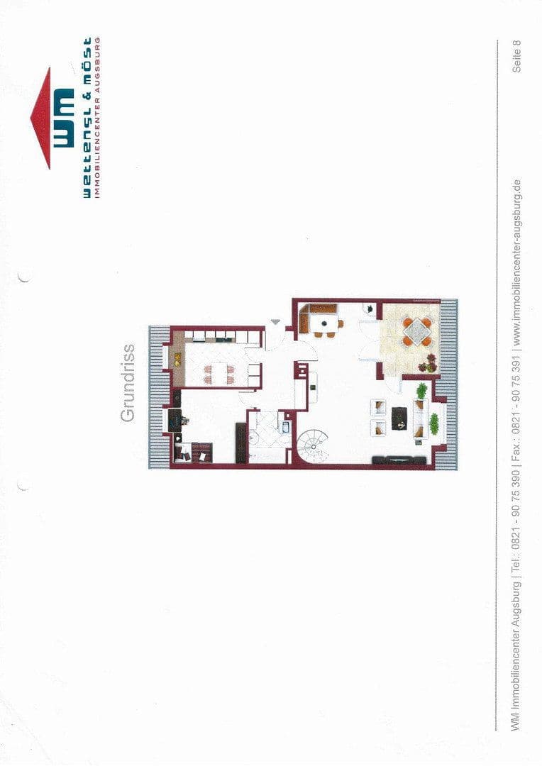 Prodej bytu 3+1 102 m², Neusäß, Bavorsko Prodej bytu 3+1 102 m², Neusäß, Bavorsko
