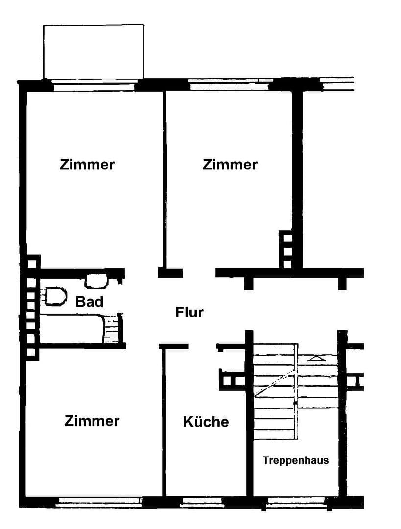 Pronájem bytu 3+1 64 m², Wilhelmshöher Allee 57, Kassel, Hessen Pronájem bytu 3+1 64 m², Wilhelmshöher Allee 57, Kassel, Hessen