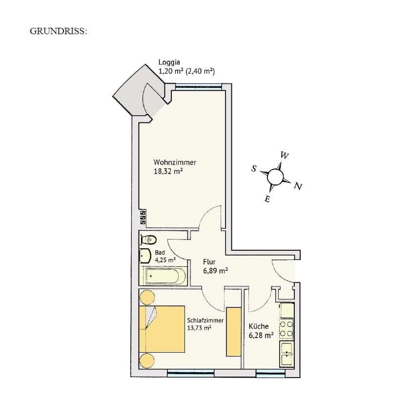 Prodej bytu 2+1 51 m², Sonnenredder 4, Hamburg, Hamburg Prodej bytu 2+1 51 m², Sonnenredder 4, Hamburg, Hamburg