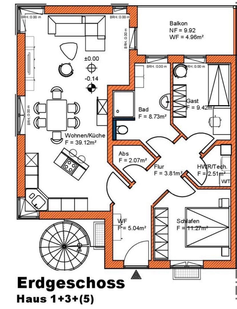 Pronájem bytu 3+1 86 m², Gemünden, Porýní-Falc Pronájem bytu 3+1 86 m², Gemünden, Porýní-Falc
