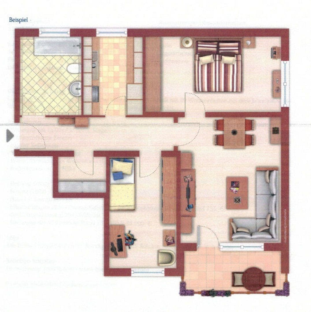 Pronájem bytu 3+1 69 m², Hameln, Dolní Sasko Pronájem bytu 3+1 69 m², Hameln, Dolní Sasko