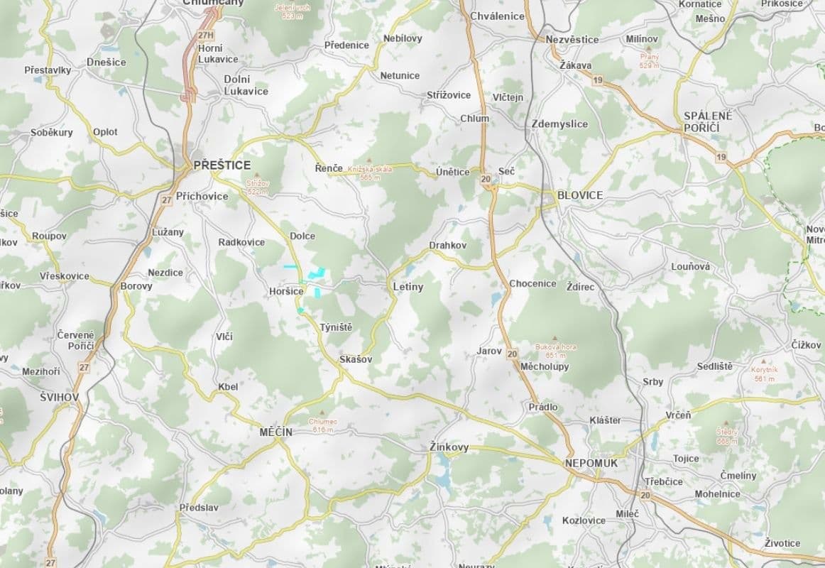 Prodej pozemku 292.547 m², Horšice, Plzeňský kraj Prodej pozemku 292.547 m², Horšice, Plzeňský kraj