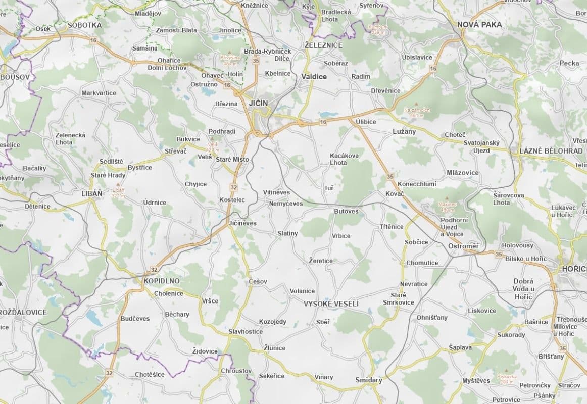 Prodej pozemku 18.402 m², Jičíněves, Královéhradecký kraj Prodej pozemku 18.402 m², Jičíněves, Královéhradecký kraj