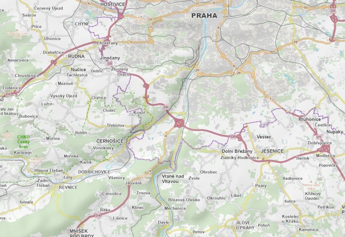 Prodej pozemku 19.745 m², Dobřichovice, Středočeský kraj Prodej pozemku 19.745 m², Dobřichovice, Středočeský kraj