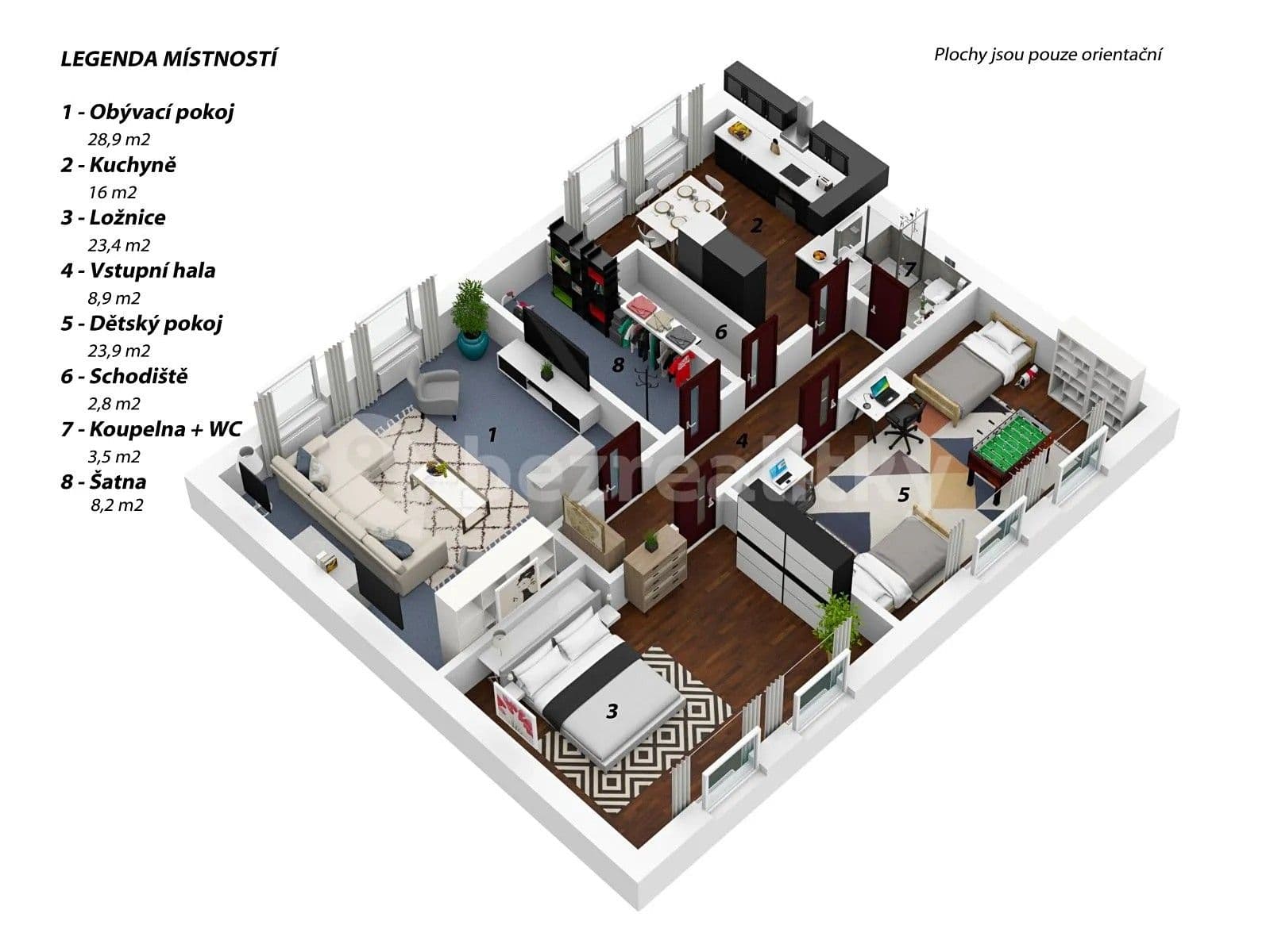 Pronájem bytu 4+1 116 m², Miličín, Středočeský kraj Pronájem bytu 4+1 116 m², Miličín, Středočeský kraj