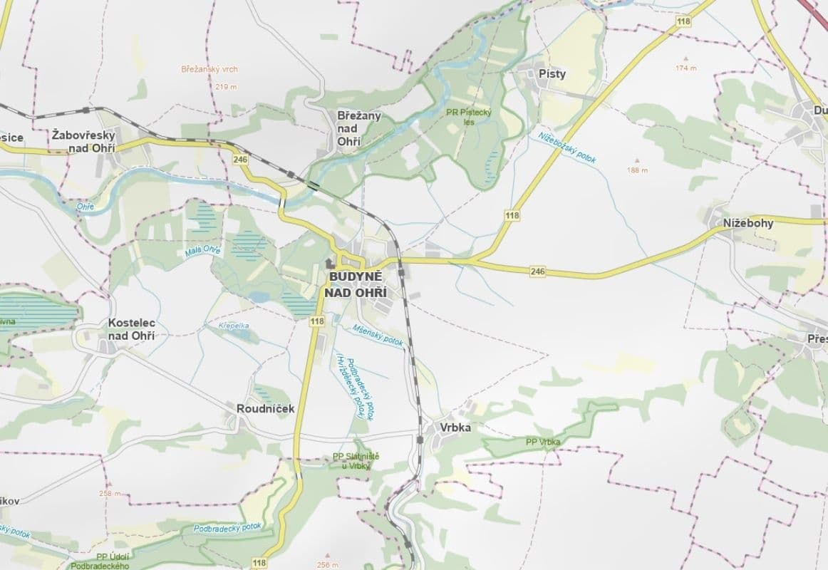 Prodej pozemku 508 m², Budyně nad Ohří, Ústecký kraj Prodej pozemku 508 m², Budyně nad Ohří, Ústecký kraj