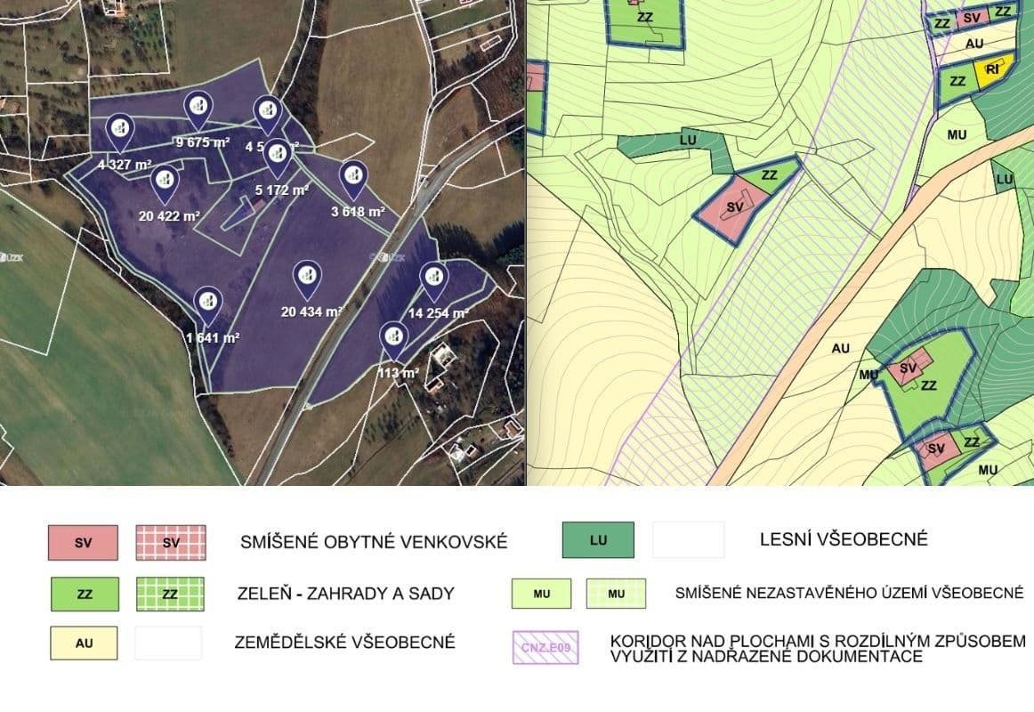 Prodej pozemku 74.531 m², Provodov, Zlínský kraj Prodej pozemku 74.531 m², Provodov, Zlínský kraj