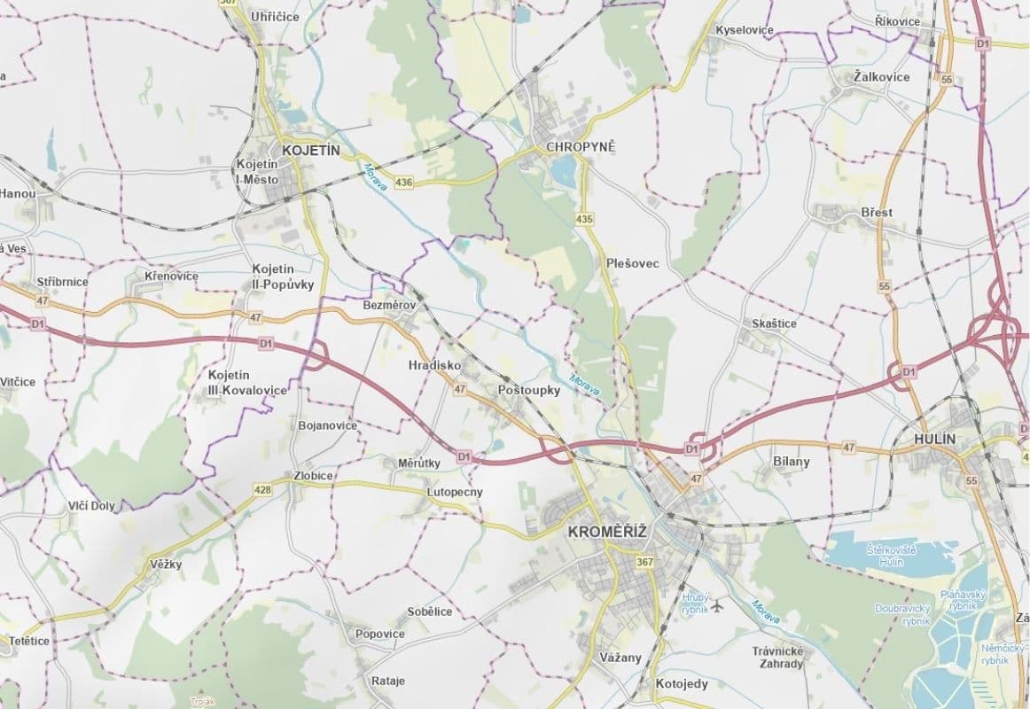 Prodej pozemku 4.393 m², Bezměrov, Zlínský kraj Prodej pozemku 4.393 m², Bezměrov, Zlínský kraj