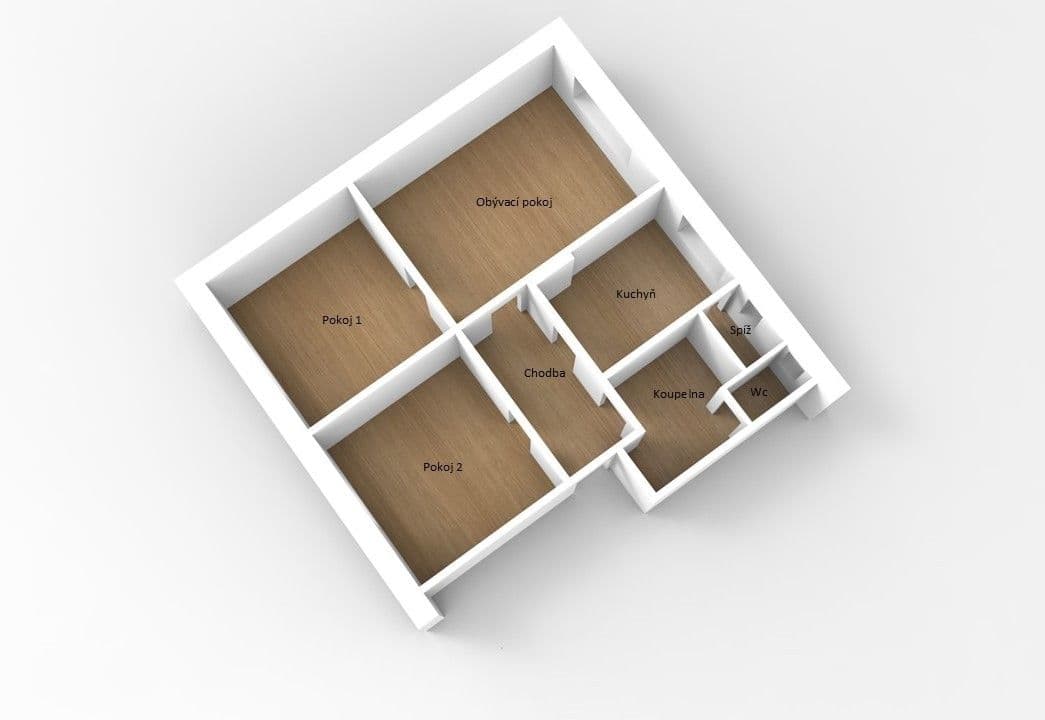 Prodej bytu 3+1 72 m², Za Pazdernou, Písek, Jihočeský kraj Prodej bytu 3+1 72 m², Za Pazdernou, Písek, Jihočeský kraj