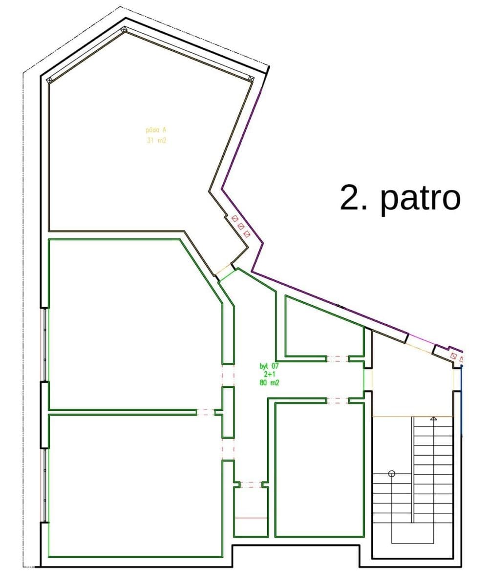 Pronájem bytu 2+1 80 m², Matějovského, Praha, Praha Pronájem bytu 2+1 80 m², Matějovského, Praha, Praha