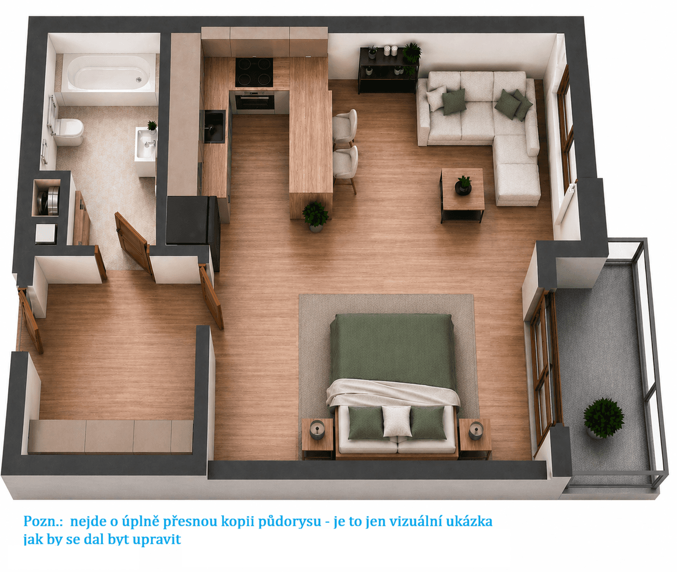 Prodej bytu 1+kk 42 m², Kigginsova, Brno, Jihomoravský kraj Prodej bytu 1+kk 42 m², Kigginsova, Brno, Jihomoravský kraj
