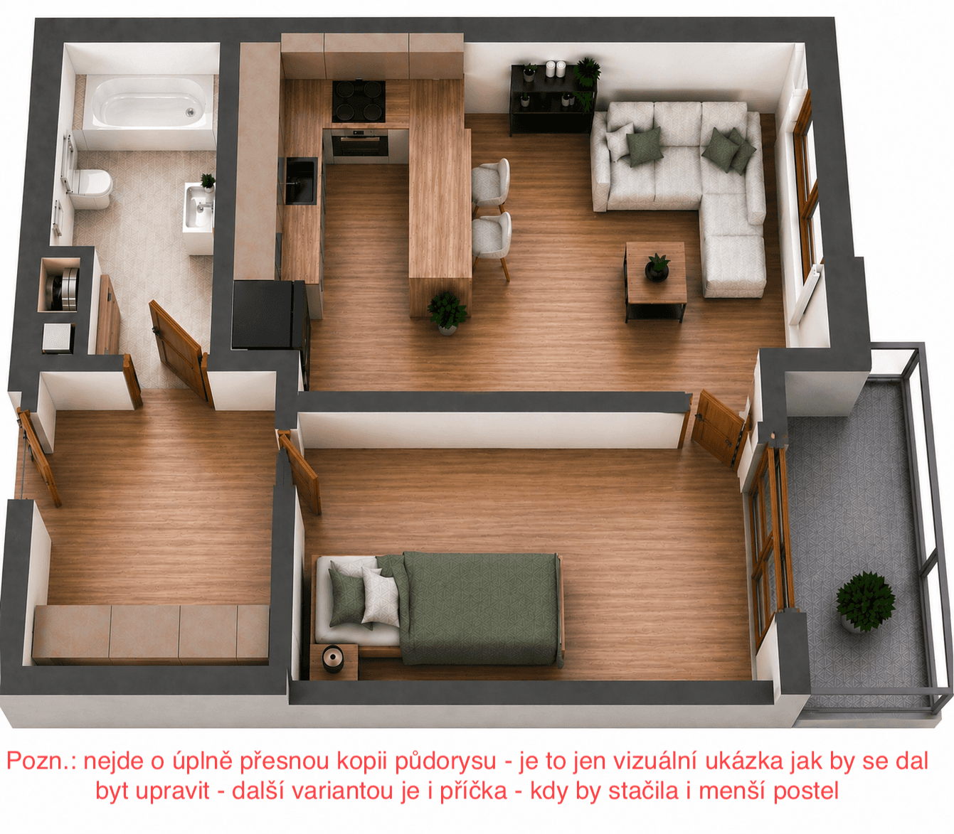 Prodej bytu 1+kk 42 m², Kigginsova, Brno, Jihomoravský kraj Prodej bytu 1+kk 42 m², Kigginsova, Brno, Jihomoravský kraj