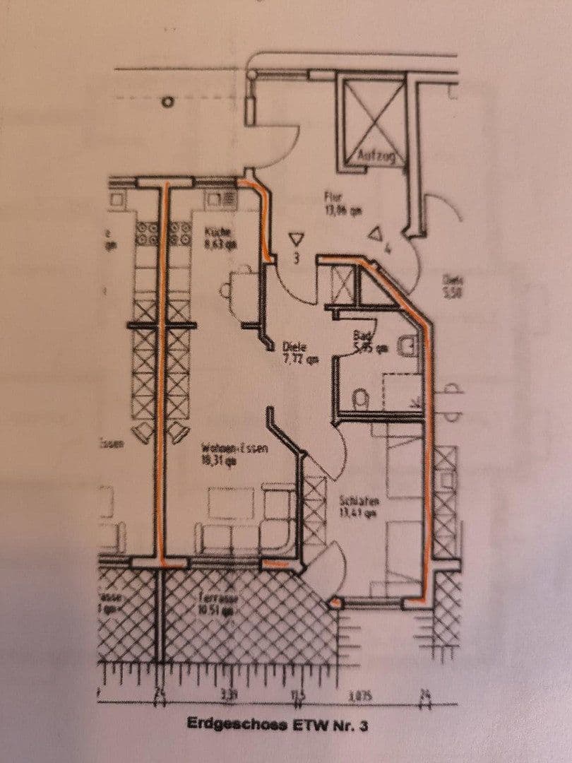 Pronájem bytu 2+1 60 m², Altlußheimer Straße 57, Neulußheim, Bádensko-Württembersko Pronájem bytu 2+1 60 m², Altlußheimer Straße 57, Neulußheim, Bádensko-Württembersko