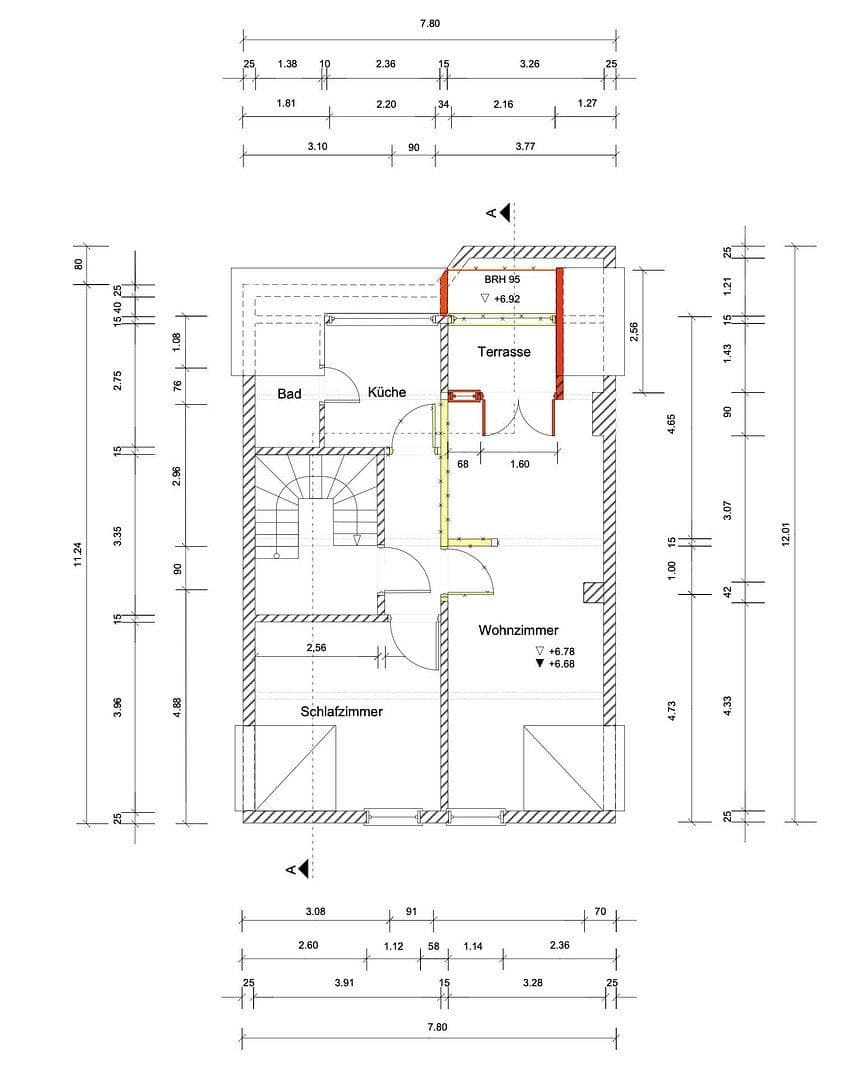 Pronájem bytu 2+1 58 m², Urfeystraße 8, Krefeld, Severní Porýní-Vestfálsko Pronájem bytu 2+1 58 m², Urfeystraße 8, Krefeld, Severní Porýní-Vestfálsko