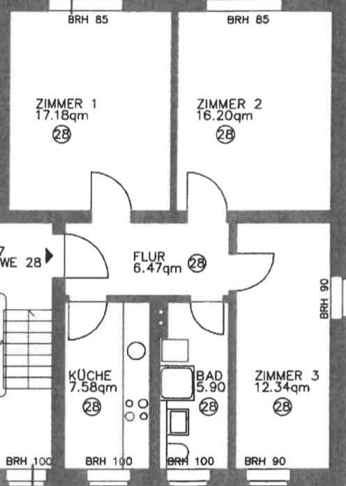 Pronájem bytu 3+1 65 m², Neubauernstraße 2, Wildau, Braniborsko Pronájem bytu 3+1 65 m², Neubauernstraße 2, Wildau, Braniborsko