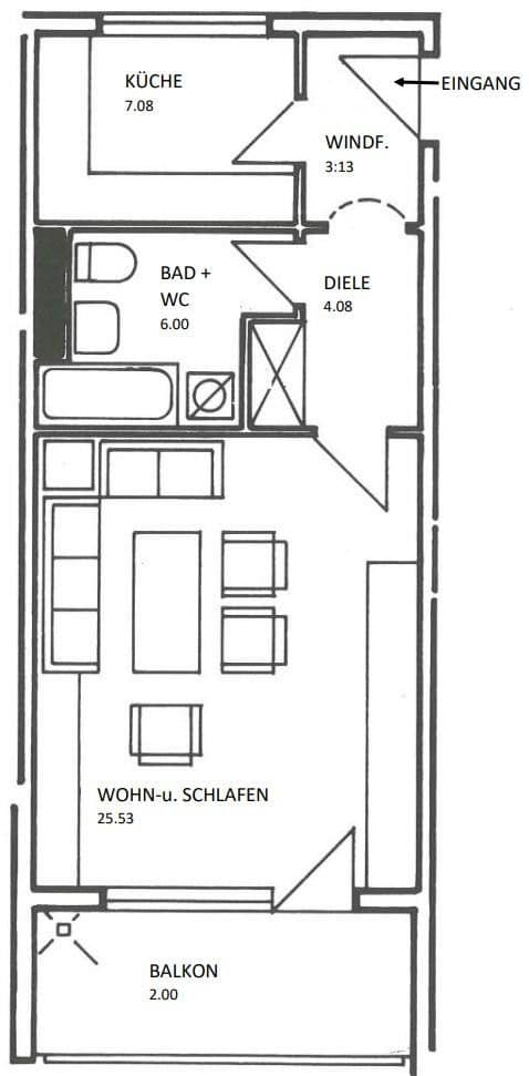 Pronájem bytu 1+kk 47 m², Silcherstraße 9, Bad Teinach-Zavelstein, Bádensko-Württembersko Pronájem bytu 1+kk 47 m², Silcherstraße 9, Bad Teinach-Zavelstein, Bádensko-Württembersko