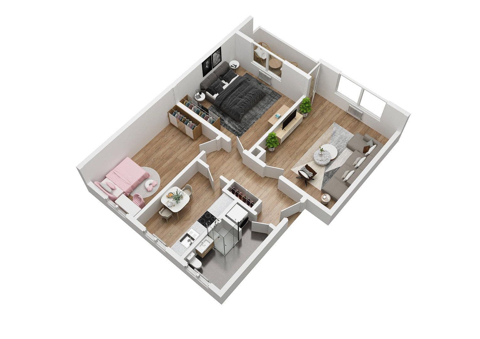 Pronájem bytu 3+1 71 m², Hof, Bavorsko Pronájem bytu 3+1 71 m², Hof, Bavorsko