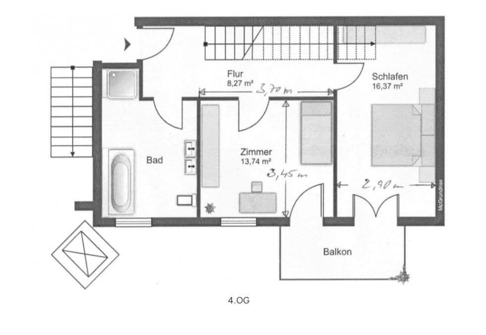 Prodej bytu 3+1 97 m², Berlin, Berlín Prodej bytu 3+1 97 m², Berlin, Berlín