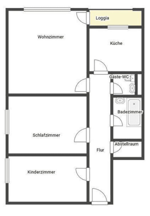 Pronájem bytu 3+1 76 m², Berliner Ring 43, Wertheim, Bádensko-Württembersko Pronájem bytu 3+1 76 m², Berliner Ring 43, Wertheim, Bádensko-Württembersko