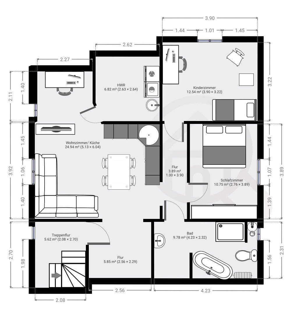 Prodej bytu 3+1 66 m², Ludwigsluster Straße 24, Neustadt-Glewe, Mecklenburg-Vorpommern Prodej bytu 3+1 66 m², Ludwigsluster Straße 24, Neustadt-Glewe, Mecklenburg-Vorpommern