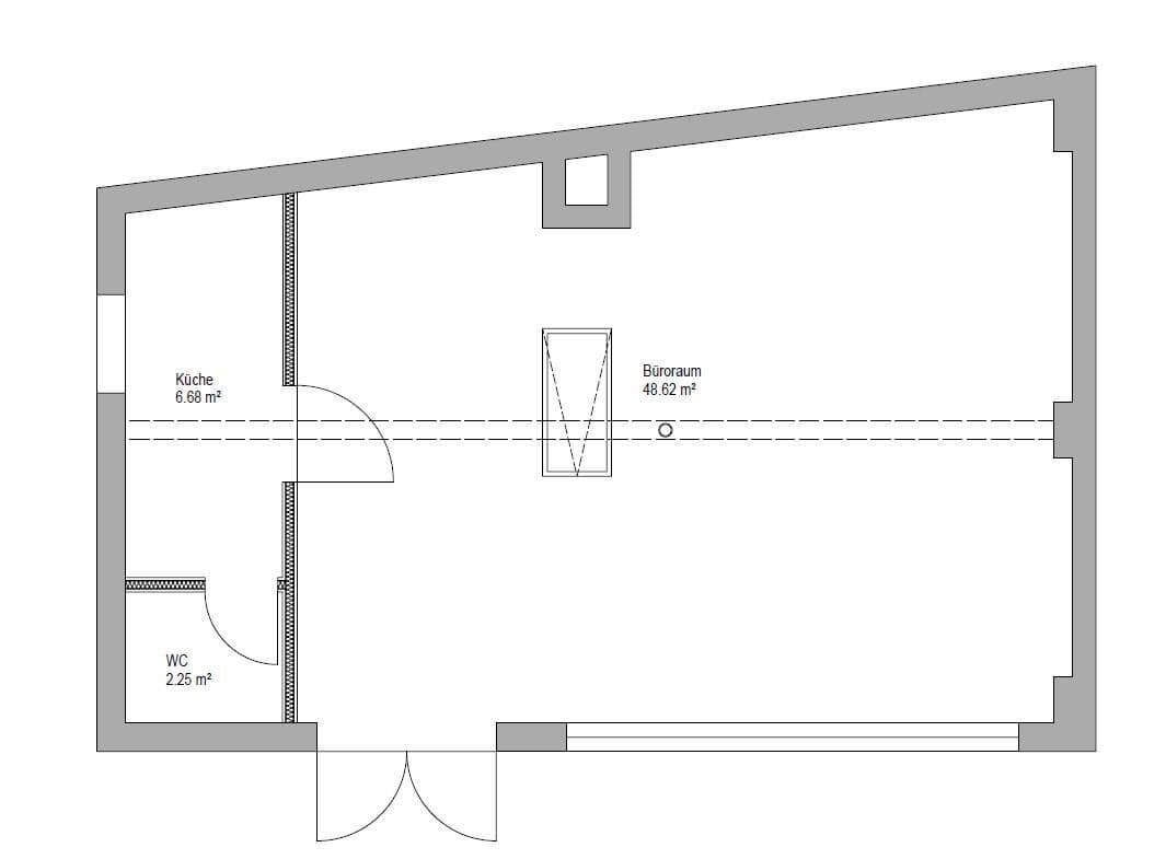 Pronájem kanceláře 56 m², Augsburg, Bavorsko Pronájem kanceláře 56 m², Augsburg, Bavorsko