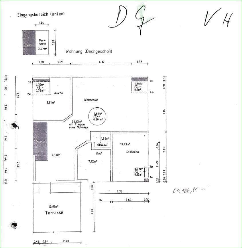 Pronájem bytu 4+1 98 m², Abendstr. 15 b, Magdeburg, Sasko-Anhaltsko Pronájem bytu 4+1 98 m², Abendstr. 15 b, Magdeburg, Sasko-Anhaltsko
