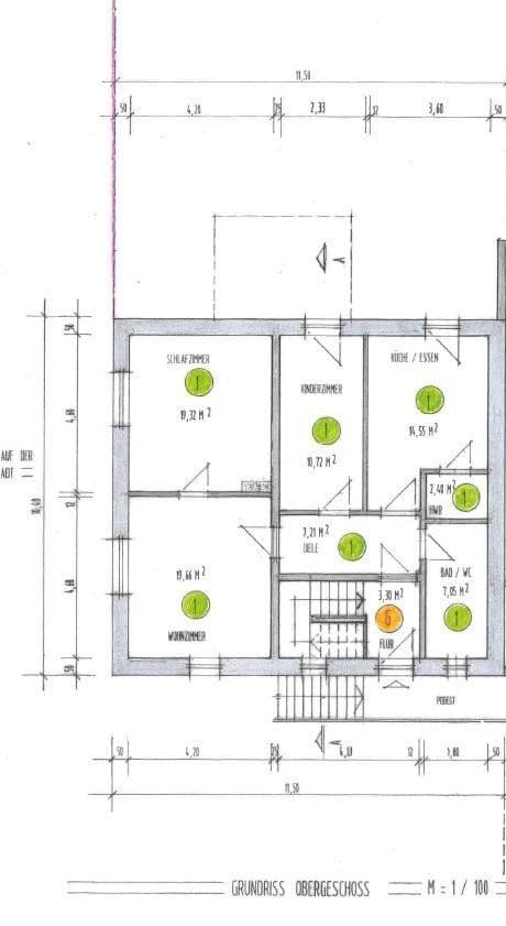 Prodej bytu 4+1 80 m², Auf der Adt 10, Saarbrücken, Země Sársko Prodej bytu 4+1 80 m², Auf der Adt 10, Saarbrücken, Země Sársko